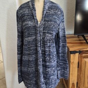 Eddie Bauer Cotton Knit Cardigan Sz Large